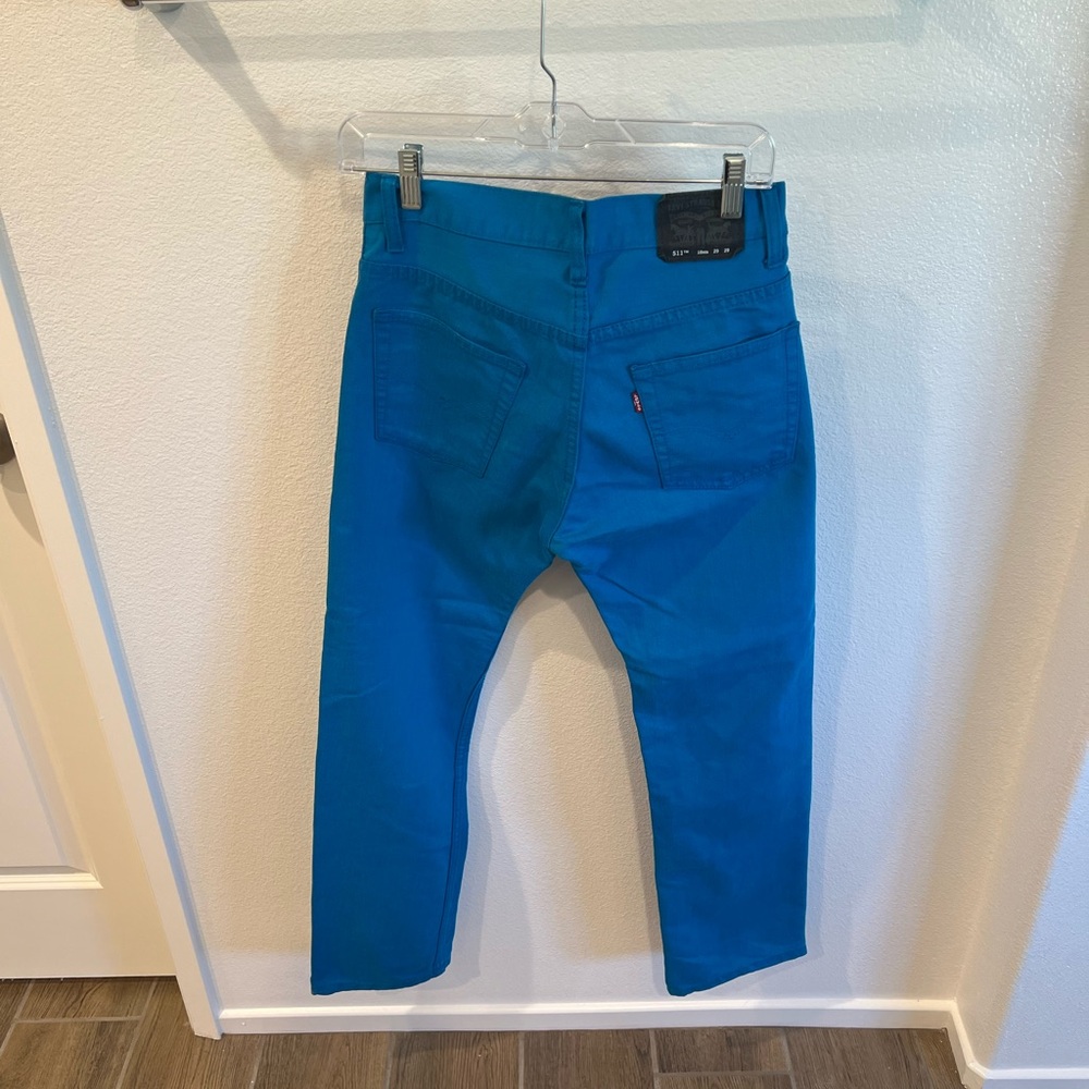 511 Levi’s. Electric blue. Never worn. 29x29